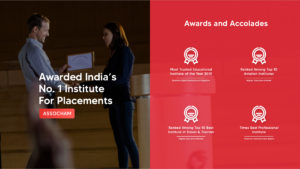 Awarded India's No.1 Institute of Placements